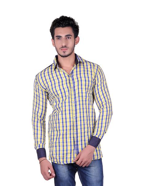 Shop Men's Designer Yellow Shirts 